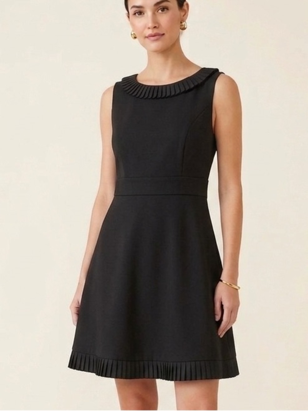 Sail to Sable Black Rejoice in Ribbon Silk Cotton Dress Size 12 NWT Classic LBD